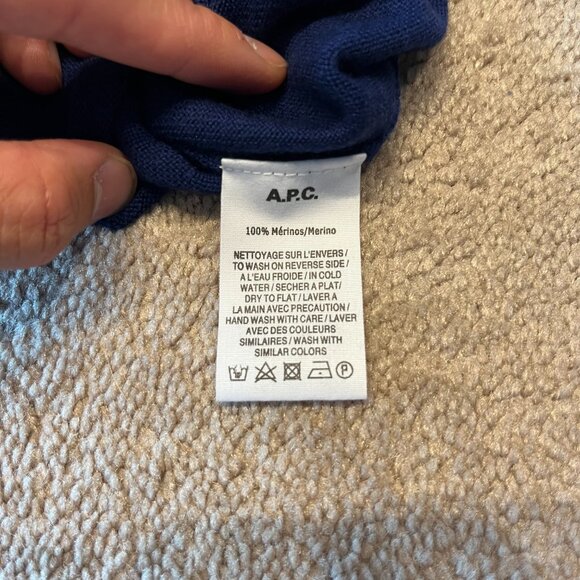 APC MERINO WOOL SWEATER - Picture 4 of 4